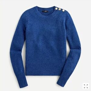 J. Crew Crew Neck merino wool blend sweater size small